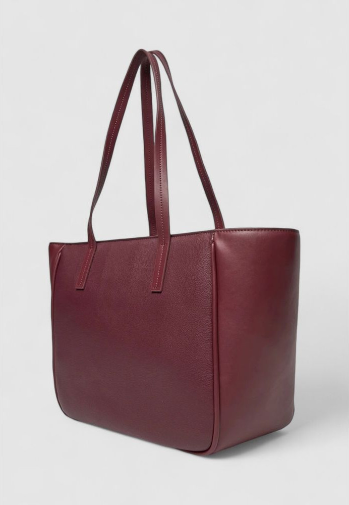 Handbag Calvin Klein Bordeaux