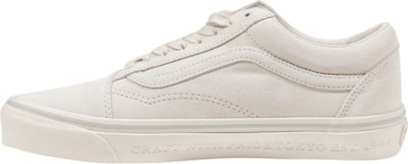 Бежевые низкие кеды Vans из замши