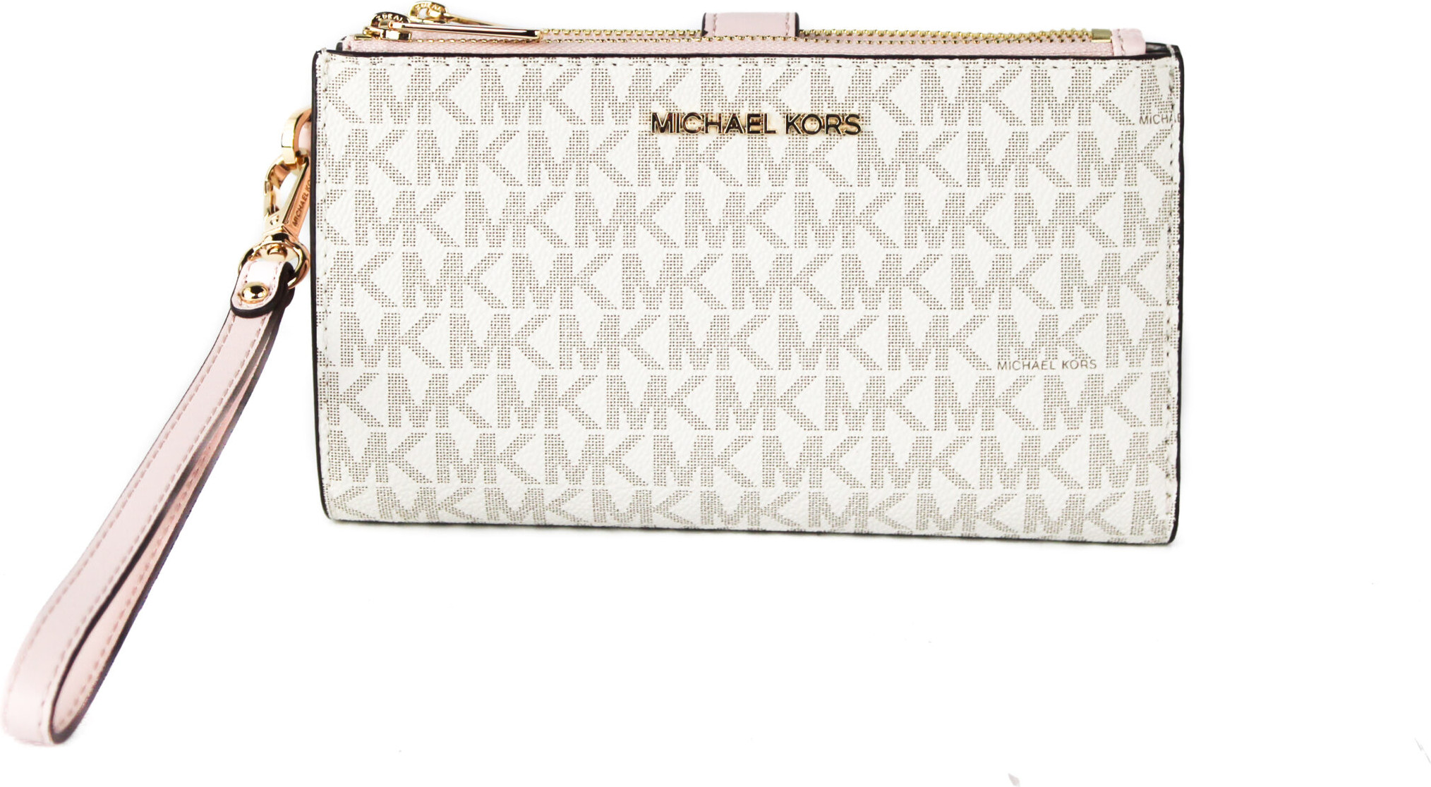 Michael Kors Jet Set Travel Logosi Chikadan Yasalgan Yog'ochli Metall Uzuk