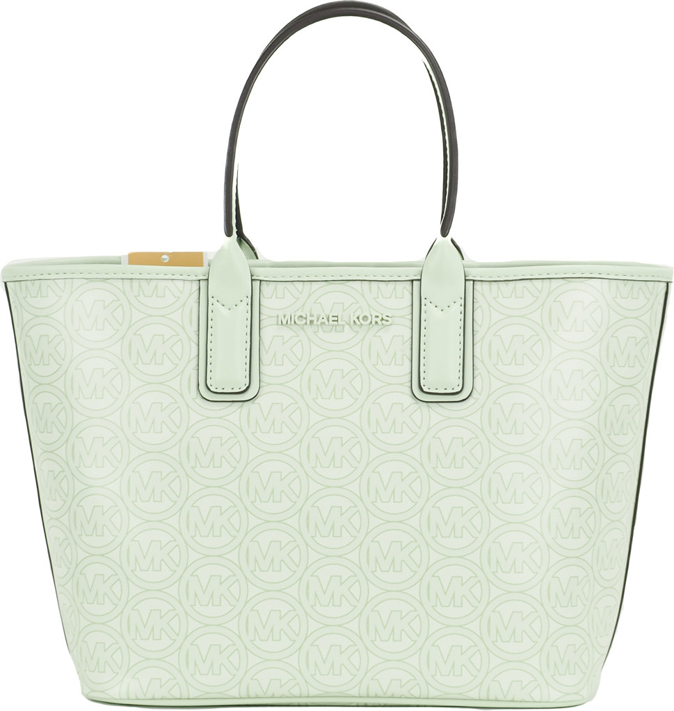 Tote Handbag Michael Kors Jodie Small Jacquard Logo Recycled Polyester