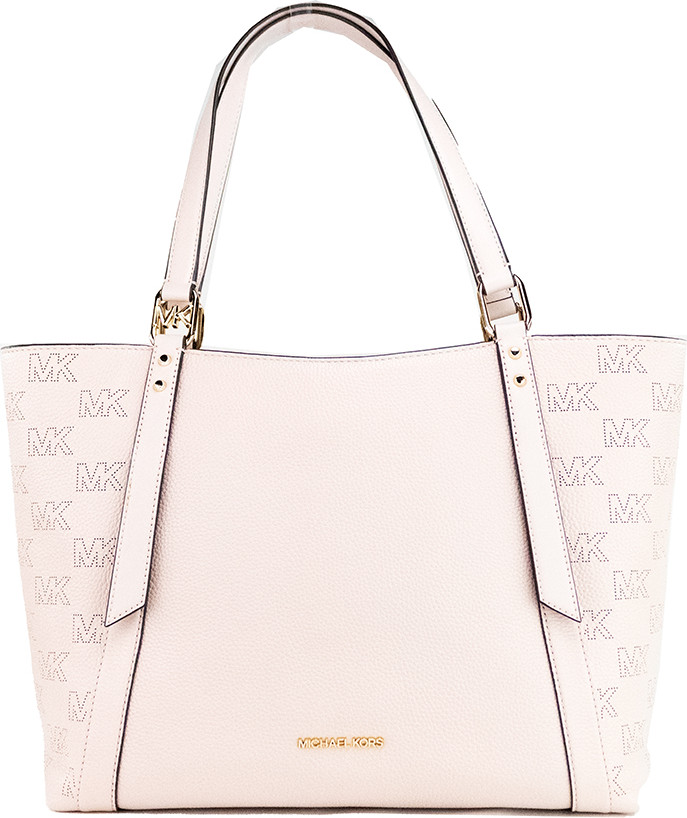 Tote Bag Michael Kors Arlo Large Powder Blush Leather Shoulder Tomb Grab Tote Purse Bag