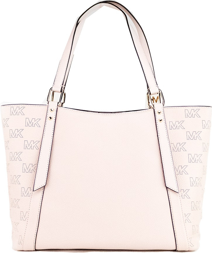 Tote Bag Michael Kors Arlo Large Powder Blush Leather Shoulder Tomb Grab Tote Purse Bag