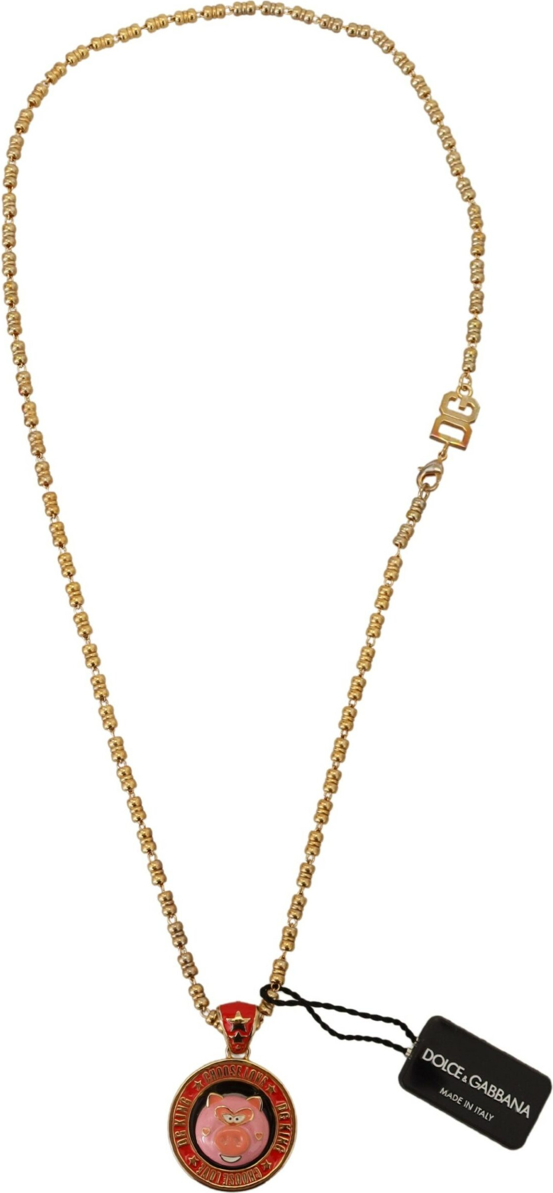 Necklace Dolce & Gabbana SUPER PIG Logotip Zanjiri