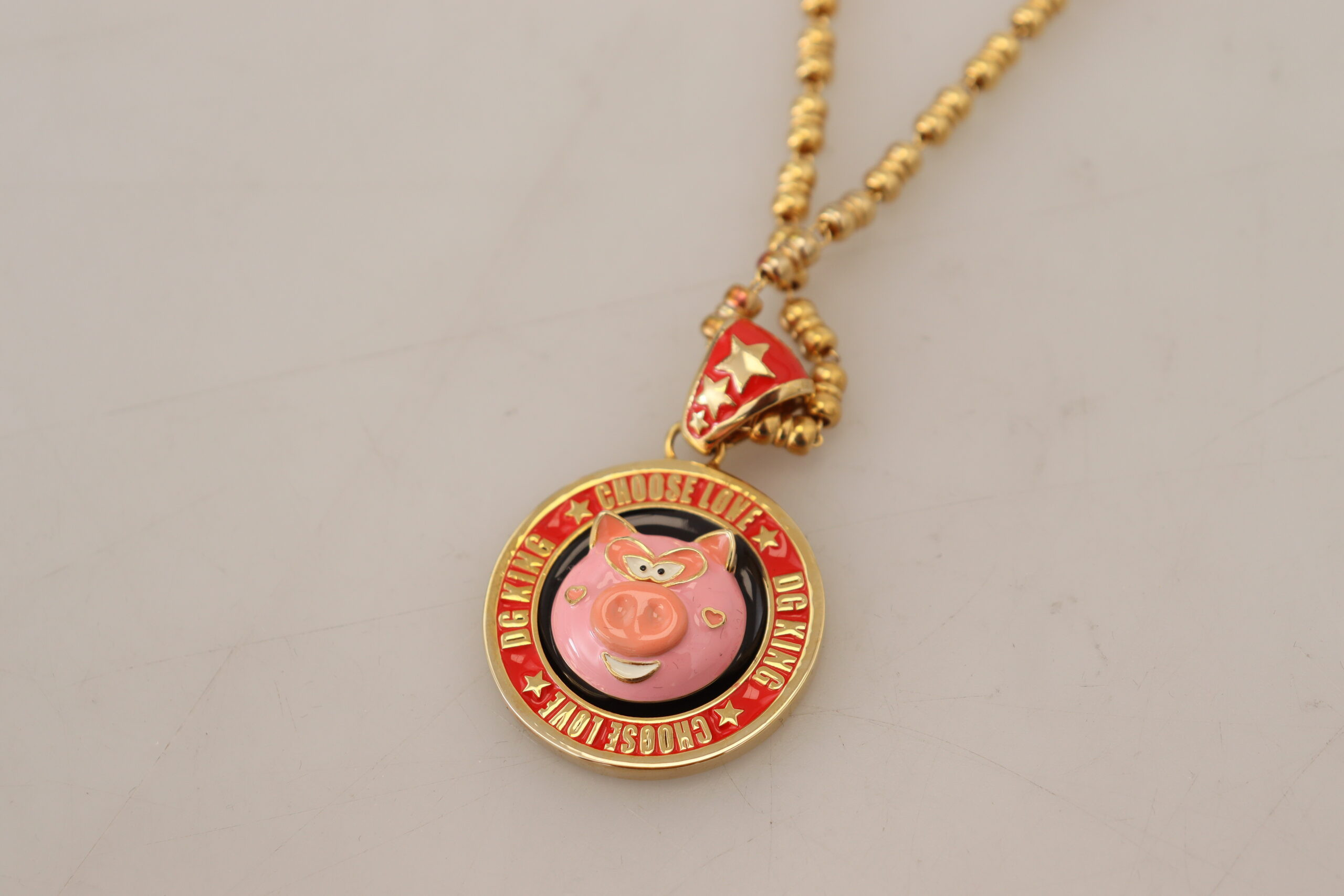 Necklace Dolce & Gabbana SUPER PIG Logotip Zanjiri