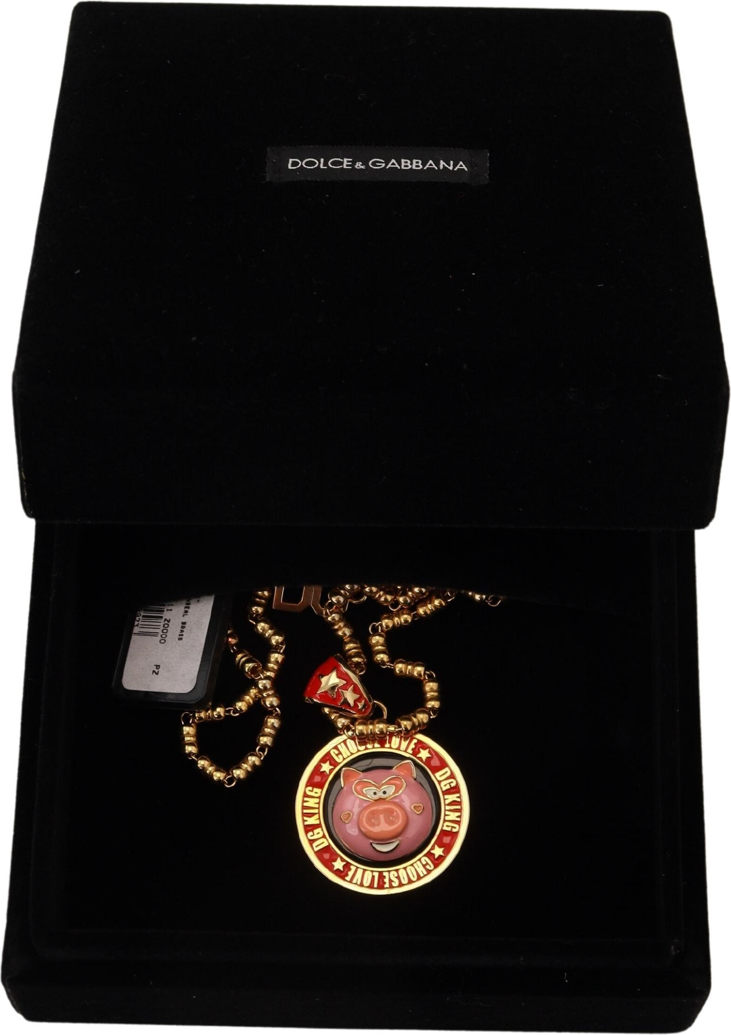 Necklace Dolce & Gabbana SUPER PIG Logotip Zanjiri