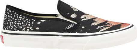 Кроссовки Vans Черные кожаные кроссовки
