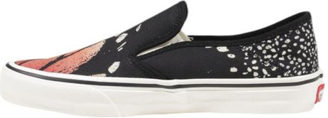 Кроссовки Vans Черные кожаные кроссовки