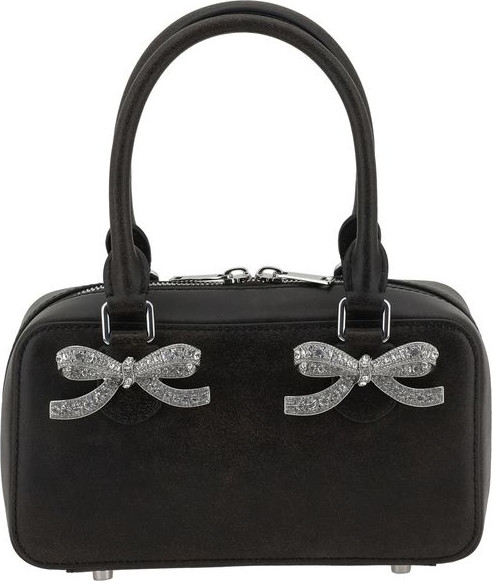 Handbag Self-Portrait Black Distressed Handbag