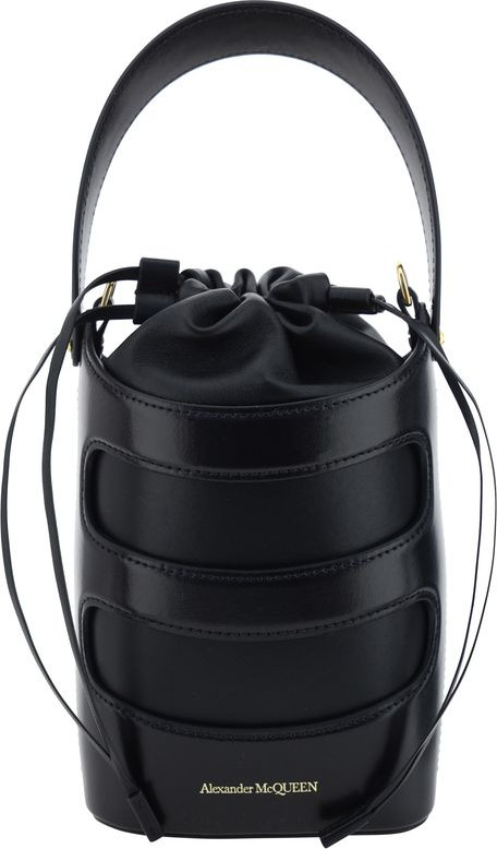 Alexander McQueen'dan The Rise Mini Bucket sumkasi
