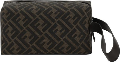 Косметичка Fendi с узором FF из кожи