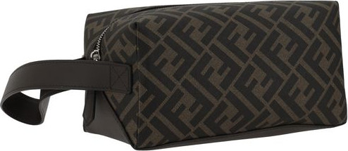 Косметичка Fendi с узором FF из кожи