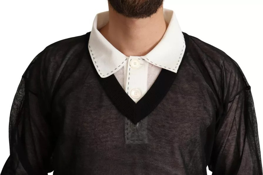 Dolce & Gabbana V-neck shirt sweater one piece