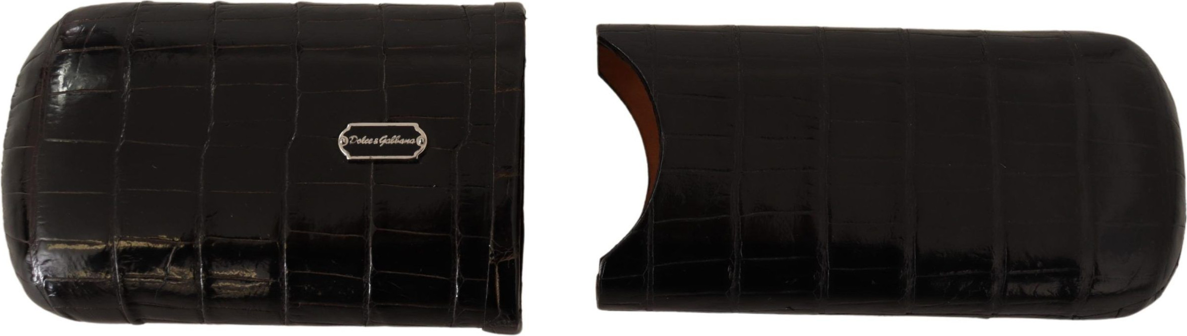 Sigaret qutisi Dolce & Gabbana Elegans Ikki o'rinli Timsoh terisi