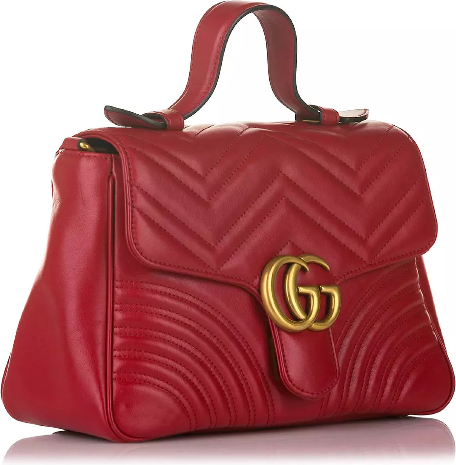 Crossbody sumkasi Gucci Zamonaviy Chevron Sing'dirilgan
