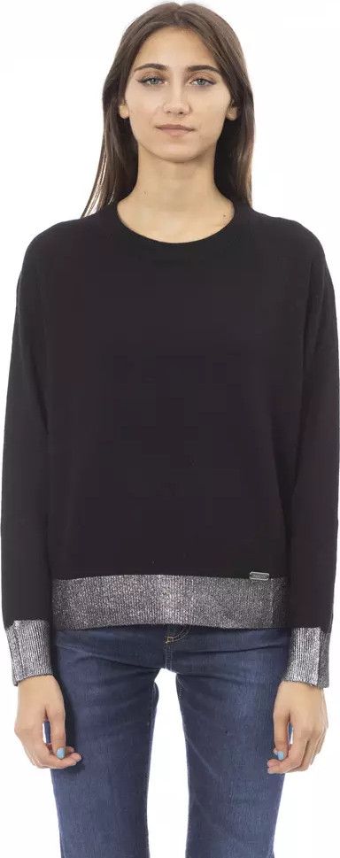 Baldinini Trend Black Wool Women Sweater