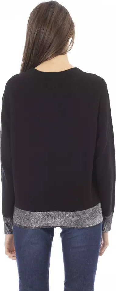 Baldinini Trend Black Wool Women Sweater