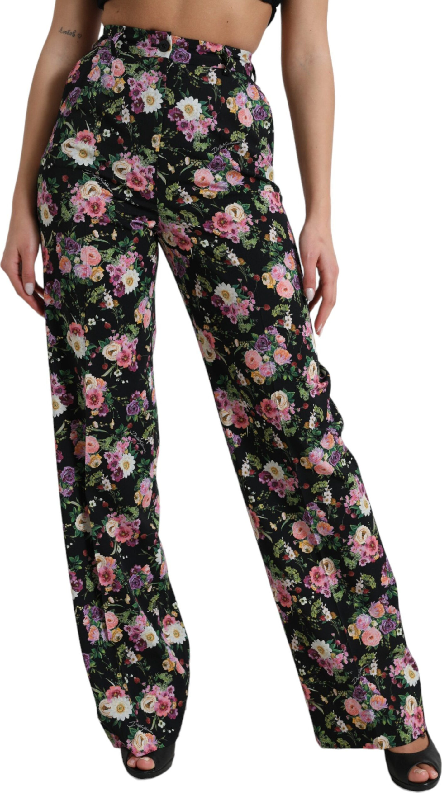 High Waist Wide Leg Pants Dolce & Gabbana