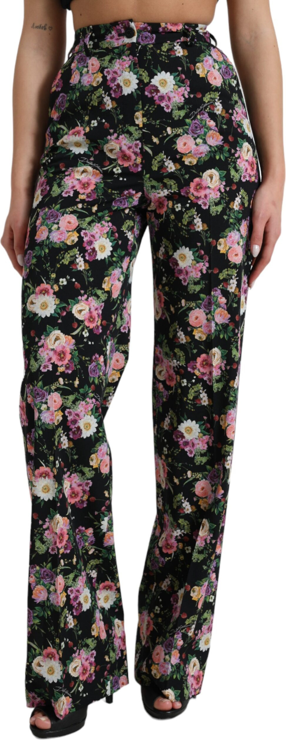 High Waist Wide Leg Pants Dolce & Gabbana