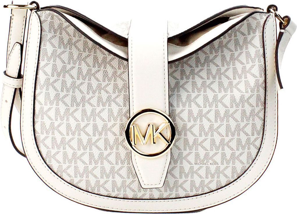 Crossbody Bag Michael Kors Gabby Small Signature PVC Foldover Hobo