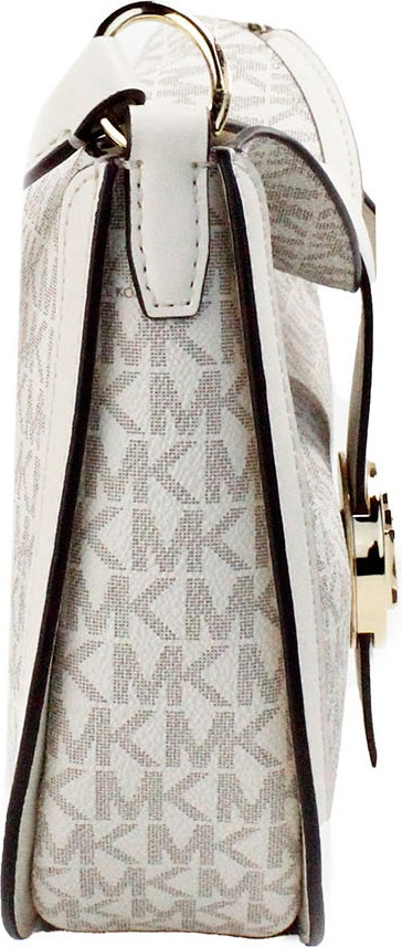 Crossbody Bag Michael Kors Gabby Small Signature PVC Foldover Hobo