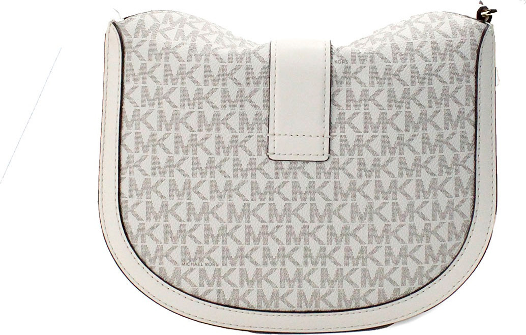 Crossbody Bag Michael Kors Gabby Small Signature PVC Foldover Hobo