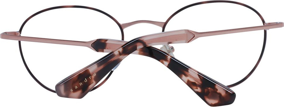 Brown Stainless Steel Glasses Frames Sandro