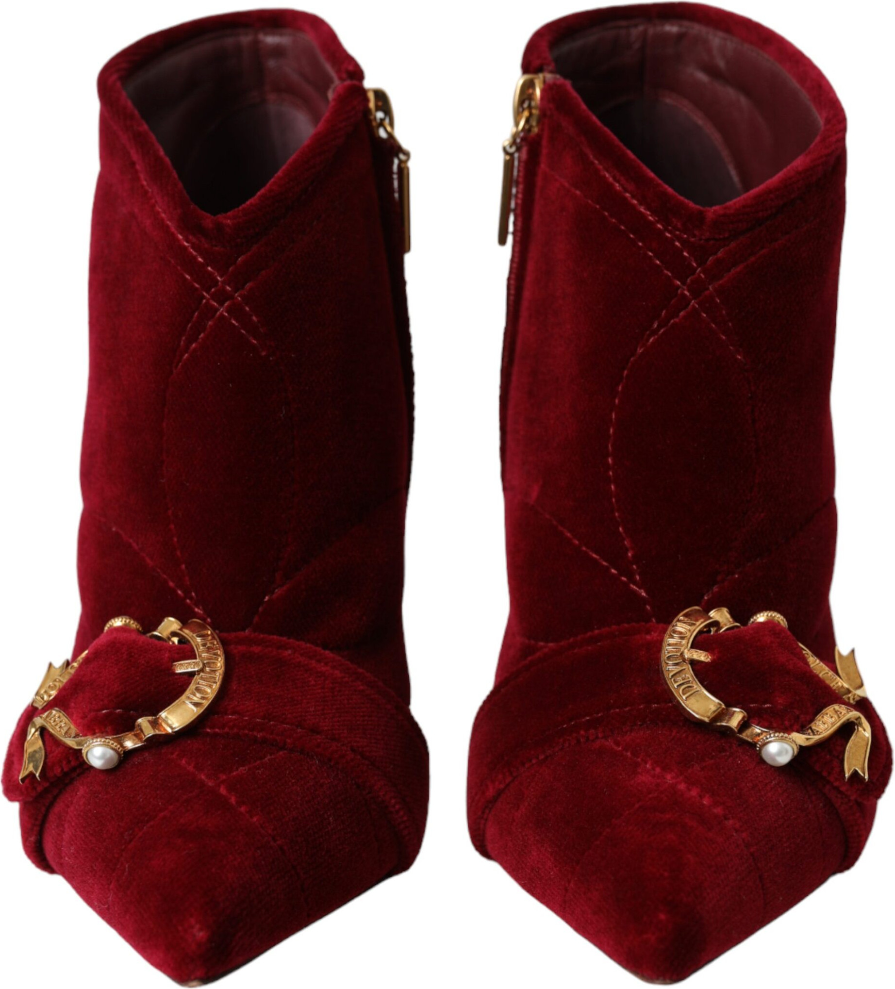 Velvet Boots Shoes Dolce & Gabbana