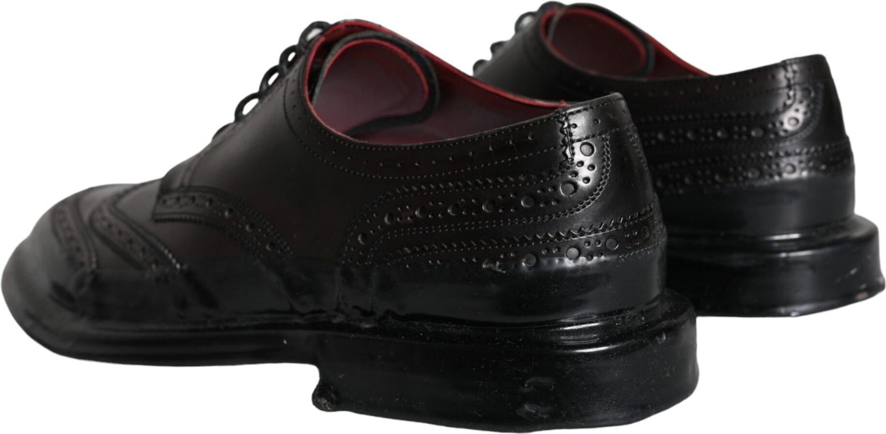 Туфли оксфорды с крылатой отделкой Dolce & Gabbana