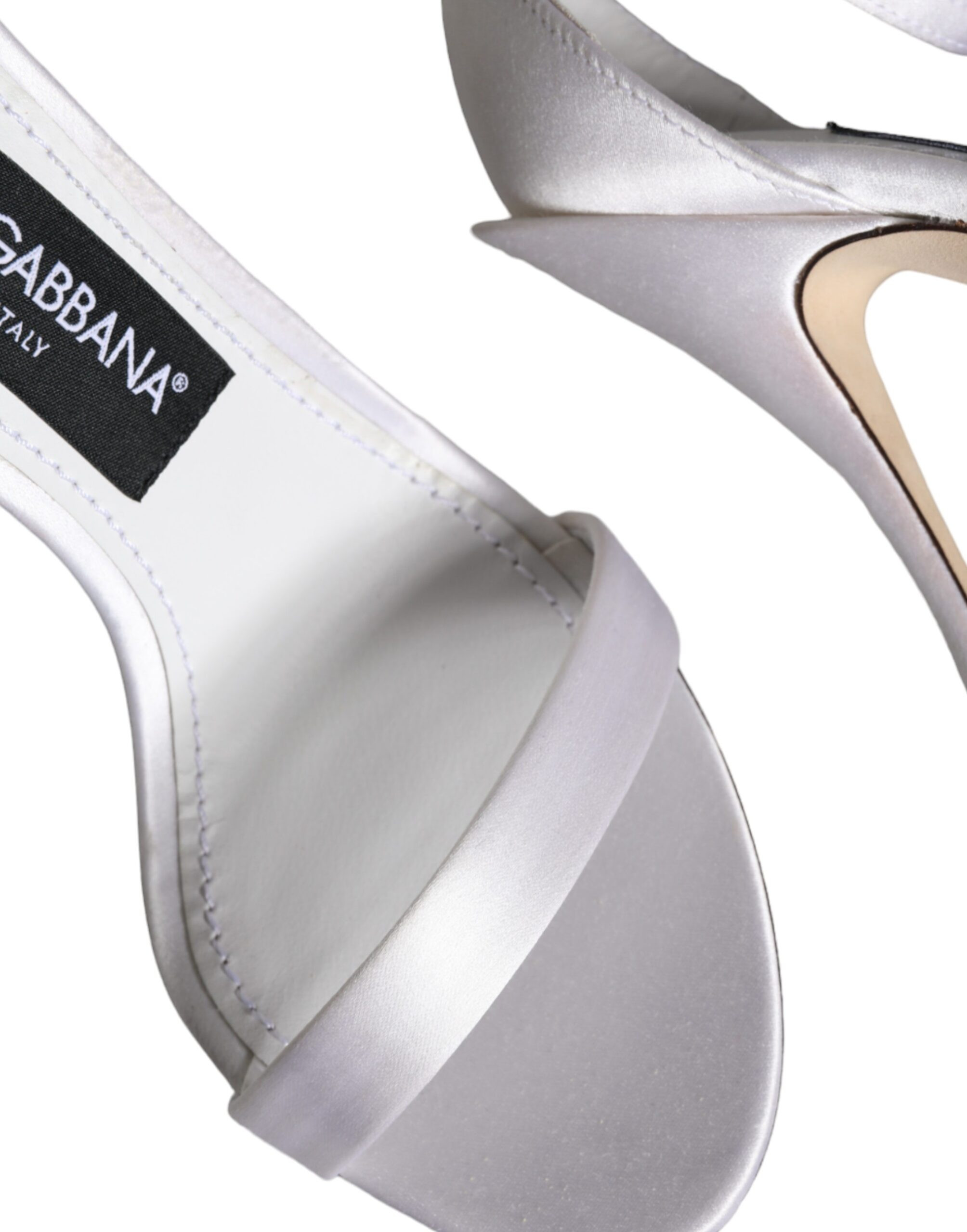 White KEIRA Heels Sandals Dolce & Gabbana