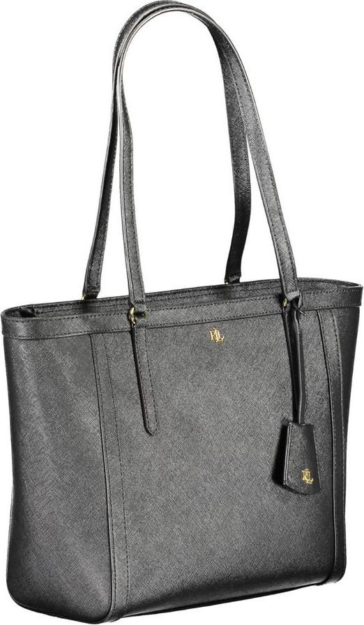 Сумка Ralph Lauren Черная Кожаная Сумка