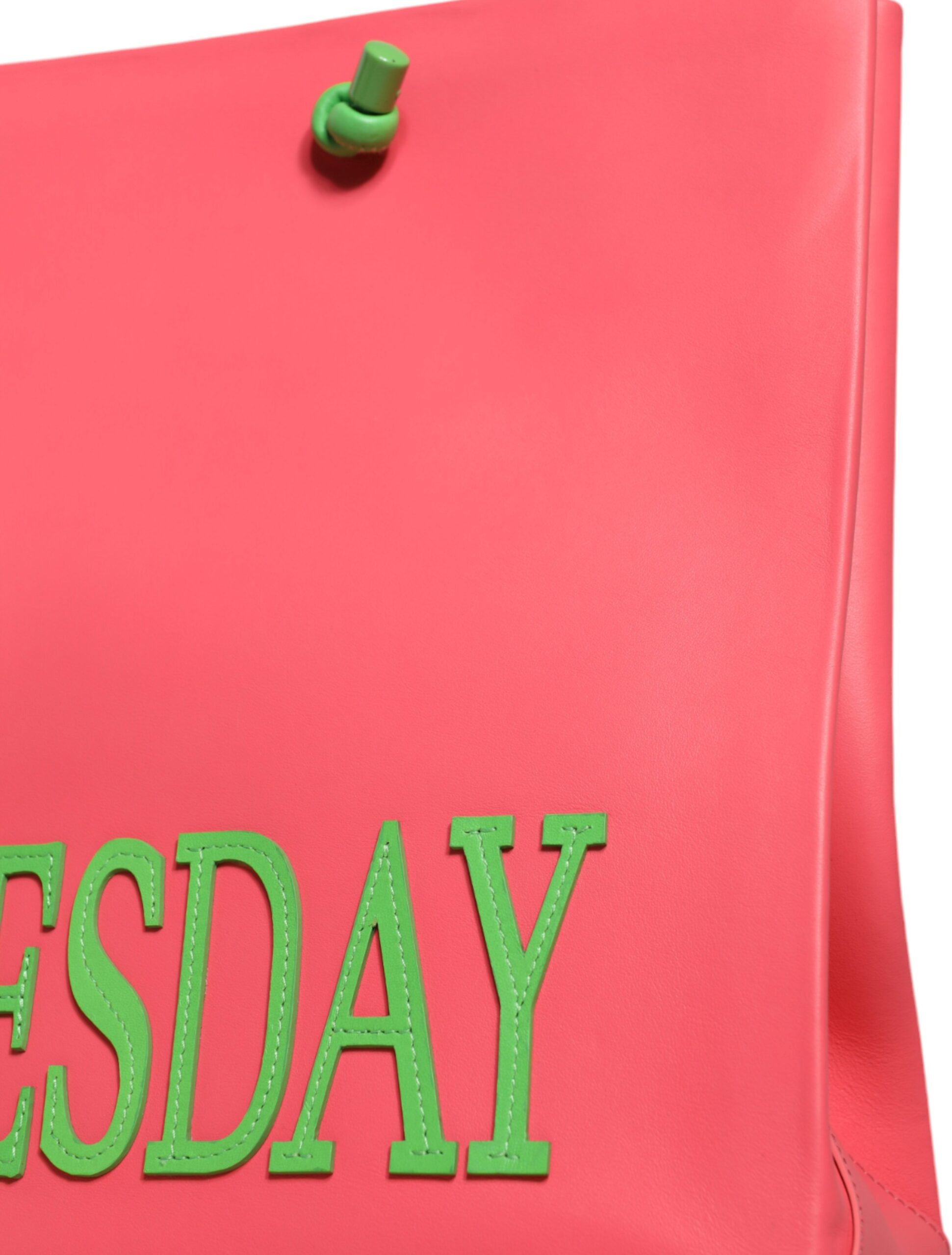 Tote Bag Alberta Ferretti Pink Leather Weekend Wednesday Shopping Tote Bag