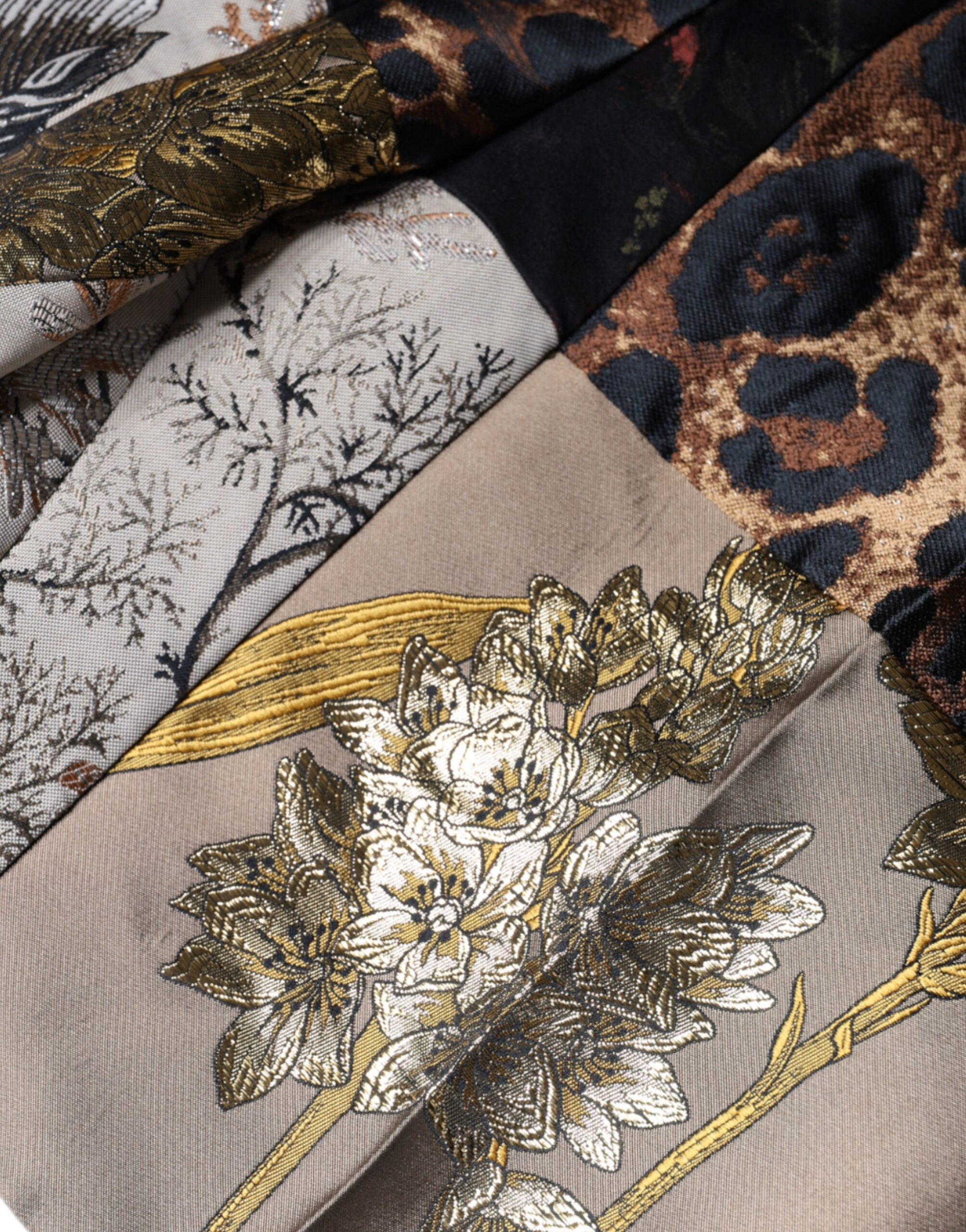 Штаны Dolce & Gabbana с жаккардовым узором и винтажным дизайном