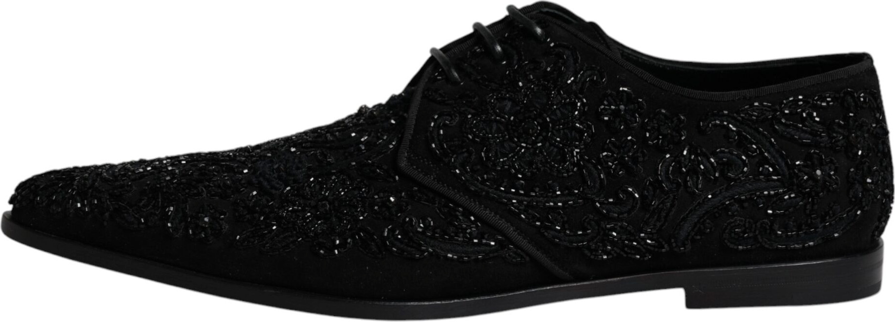 Dolce & Gabbana'dan Qora bezakli charmdan tayyorlangan klassik tuflilar