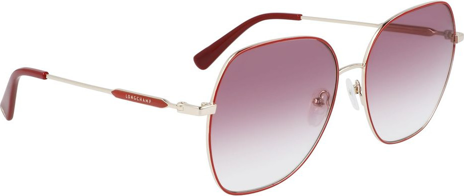 Sunglasses Longchamp Red Metal