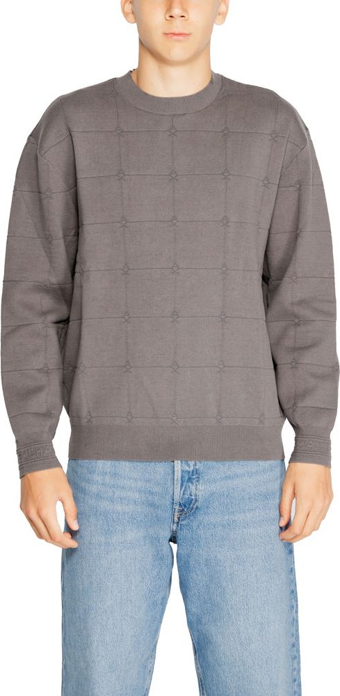 Armani Exchange dan kulrang paxta sviter