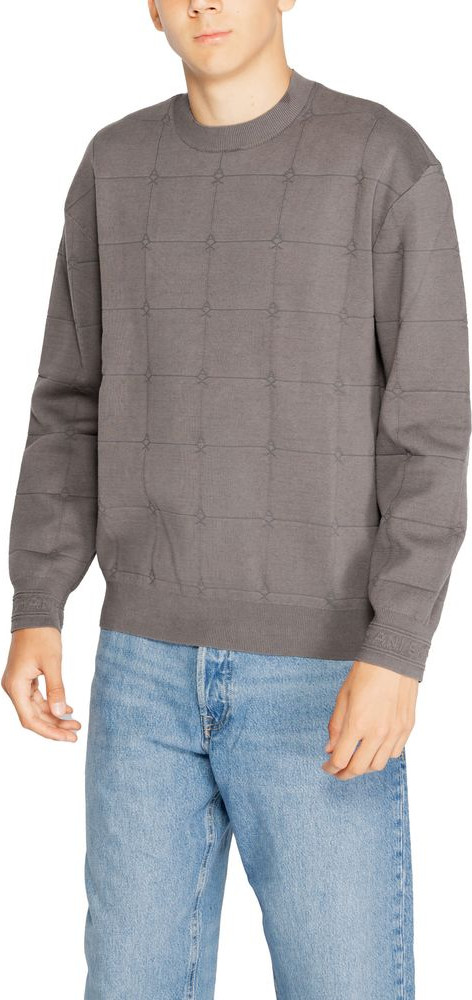 Armani Exchange dan kulrang paxta sviter