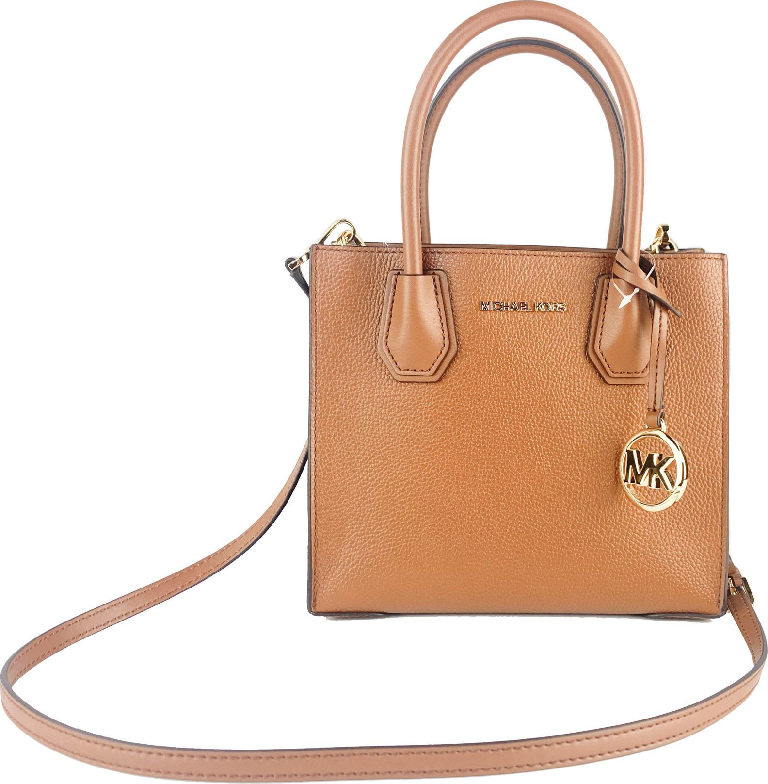 Crossbody Handbag Michael Kors Mercer Medium Luggage