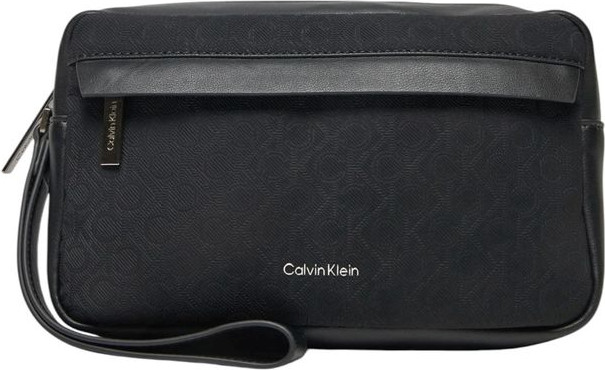 Calvin Klein qora polietilen sumkasi, sayohat uchun