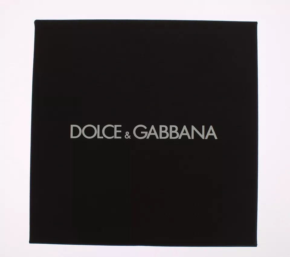Брелок Dolce & Gabbana Серебристый Коричневый Рафия Кожа Застежка-карабин Цепочка