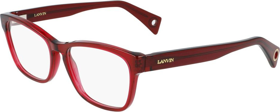 Красная оправа для очков из ацетата от Lanvin