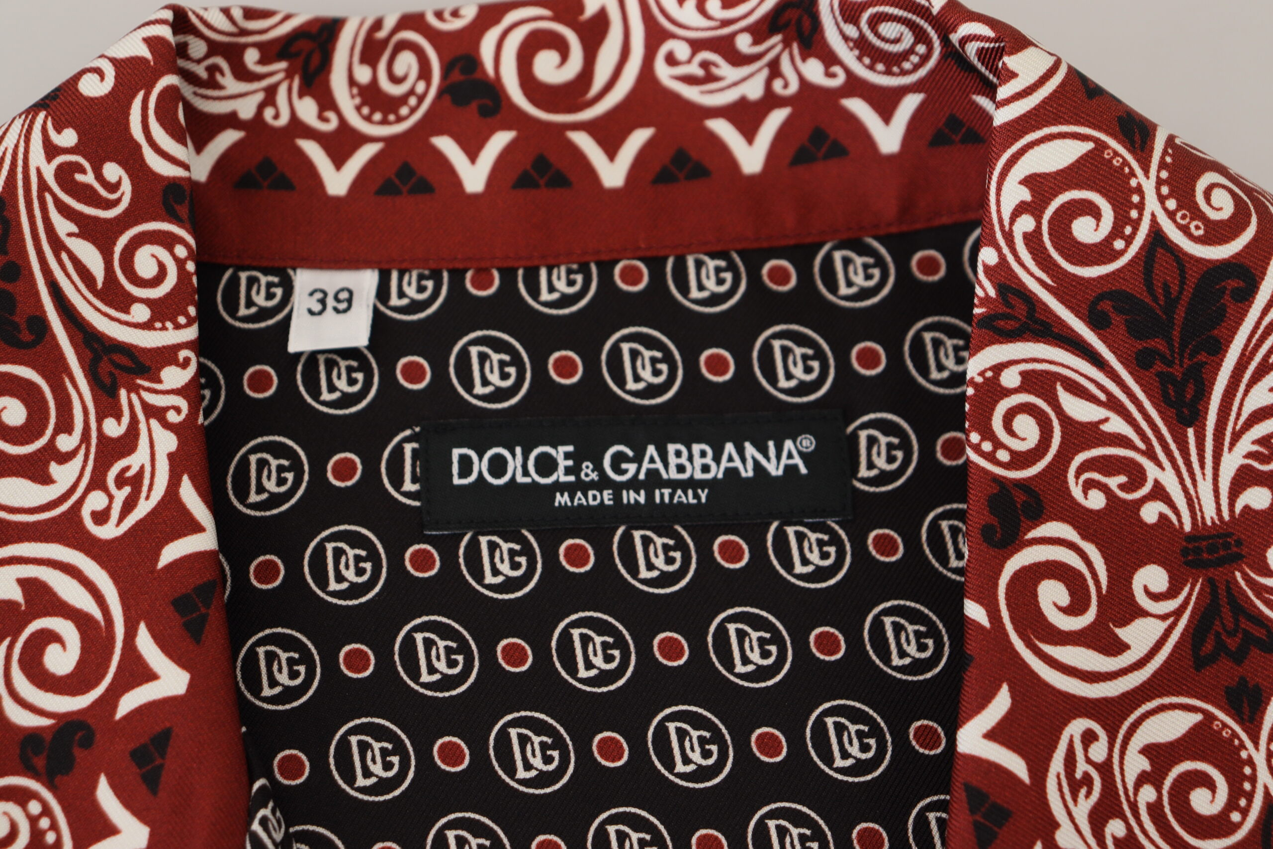 Повседневная рубашка с коротким рукавом Dolce & Gabbana