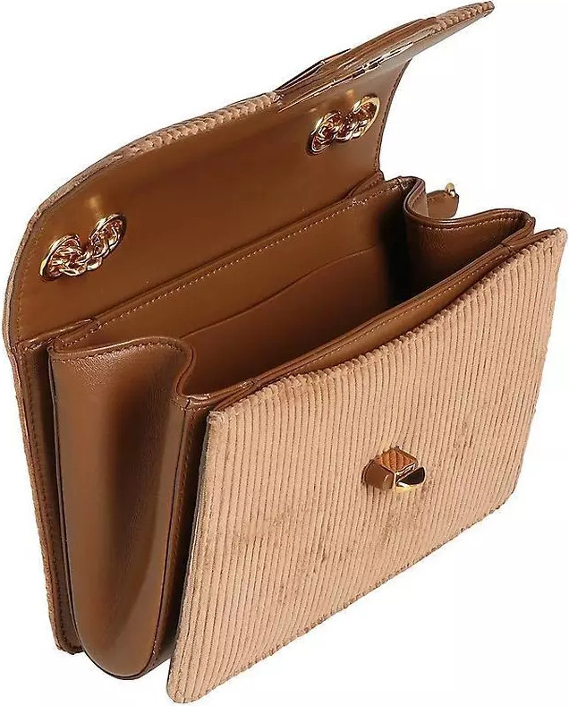 Dolce & Gabbana Elegent Corduroy Yagona Charm Ayol sumkasi
