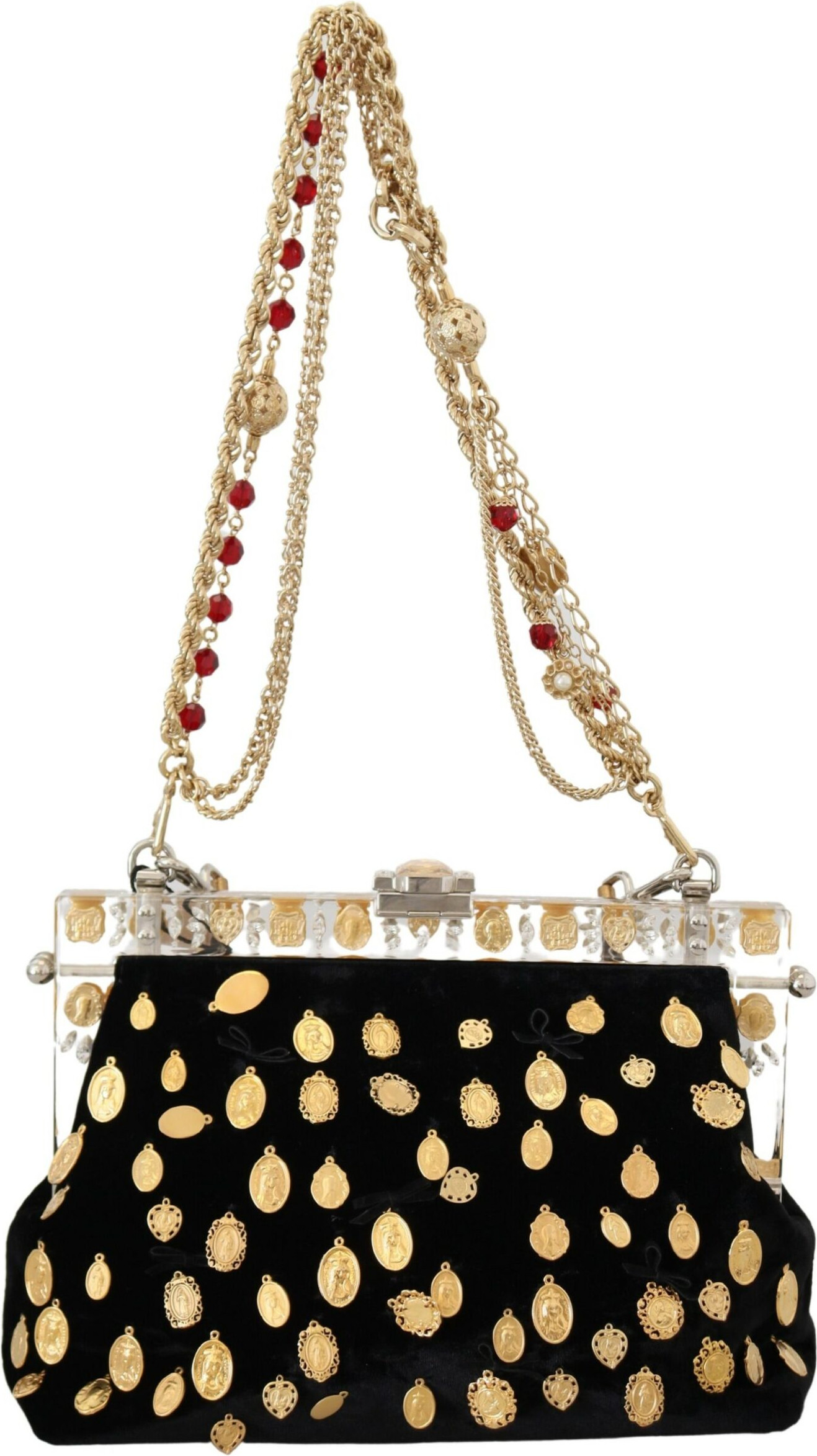 Belbog' sumkasi Dolce & Gabbana Zamshali Elegant Kopcha