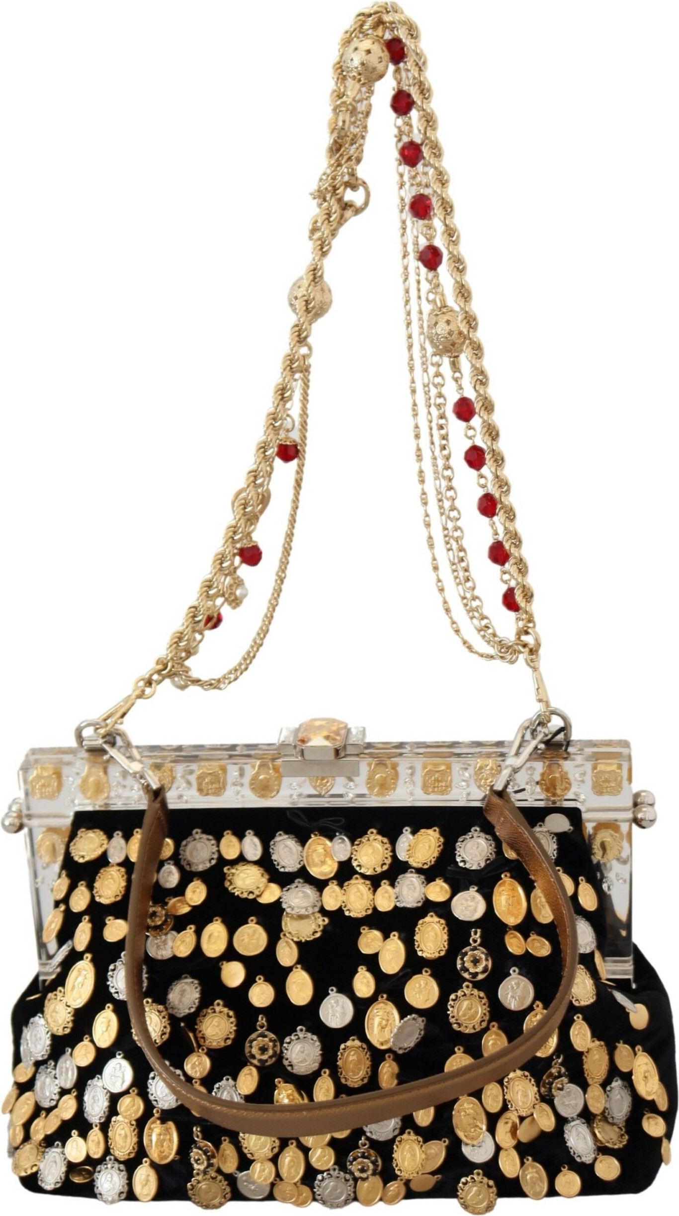 Belbog' sumkasi Dolce & Gabbana Zamshali Elegant Kopcha