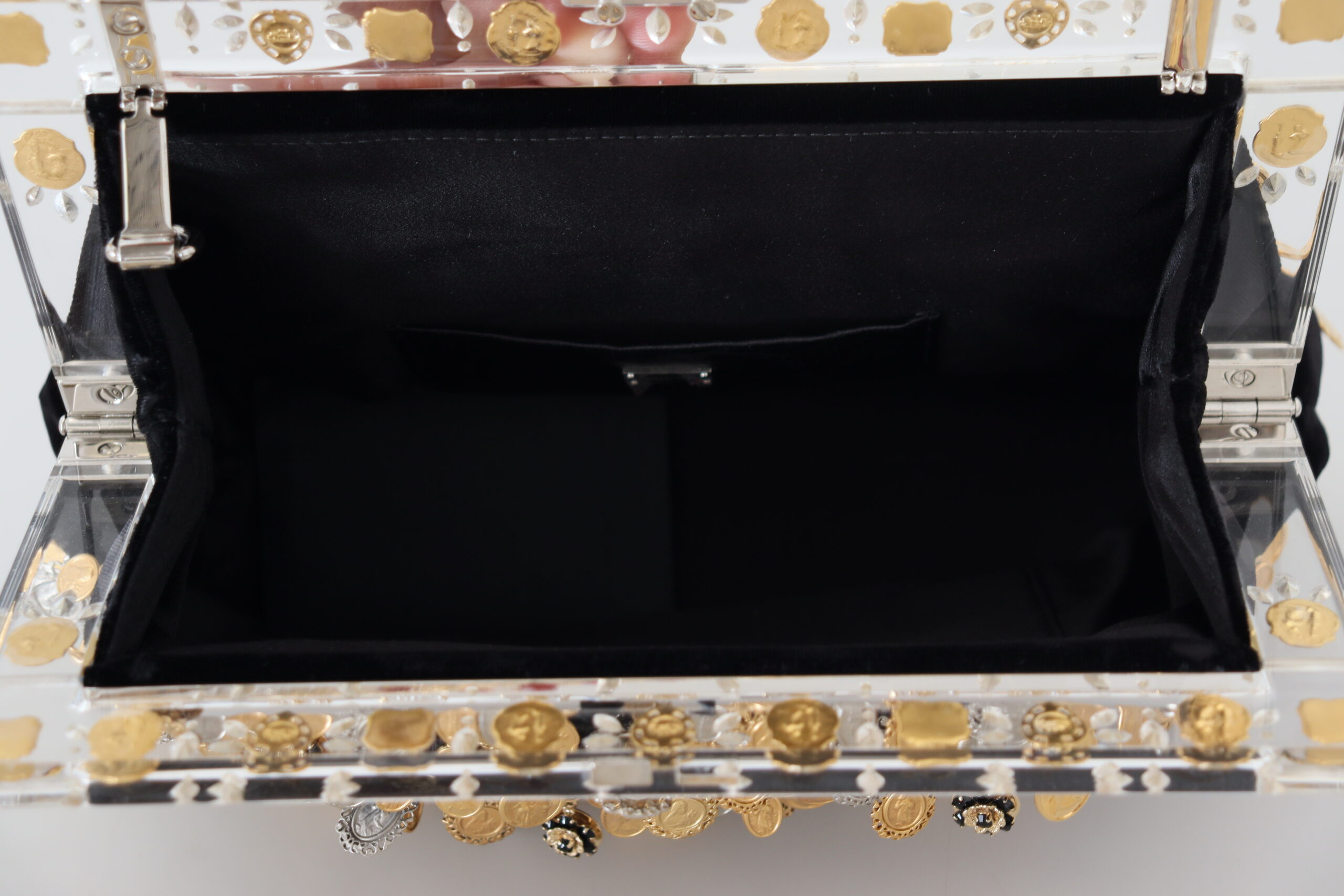Belbog' sumkasi Dolce & Gabbana Zamshali Elegant Kopcha