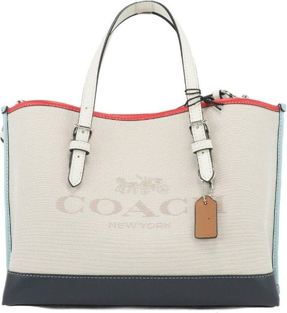 Tote Handbag Crossbody Purse Coach Mollie 25 Small Canvas Colorblock
