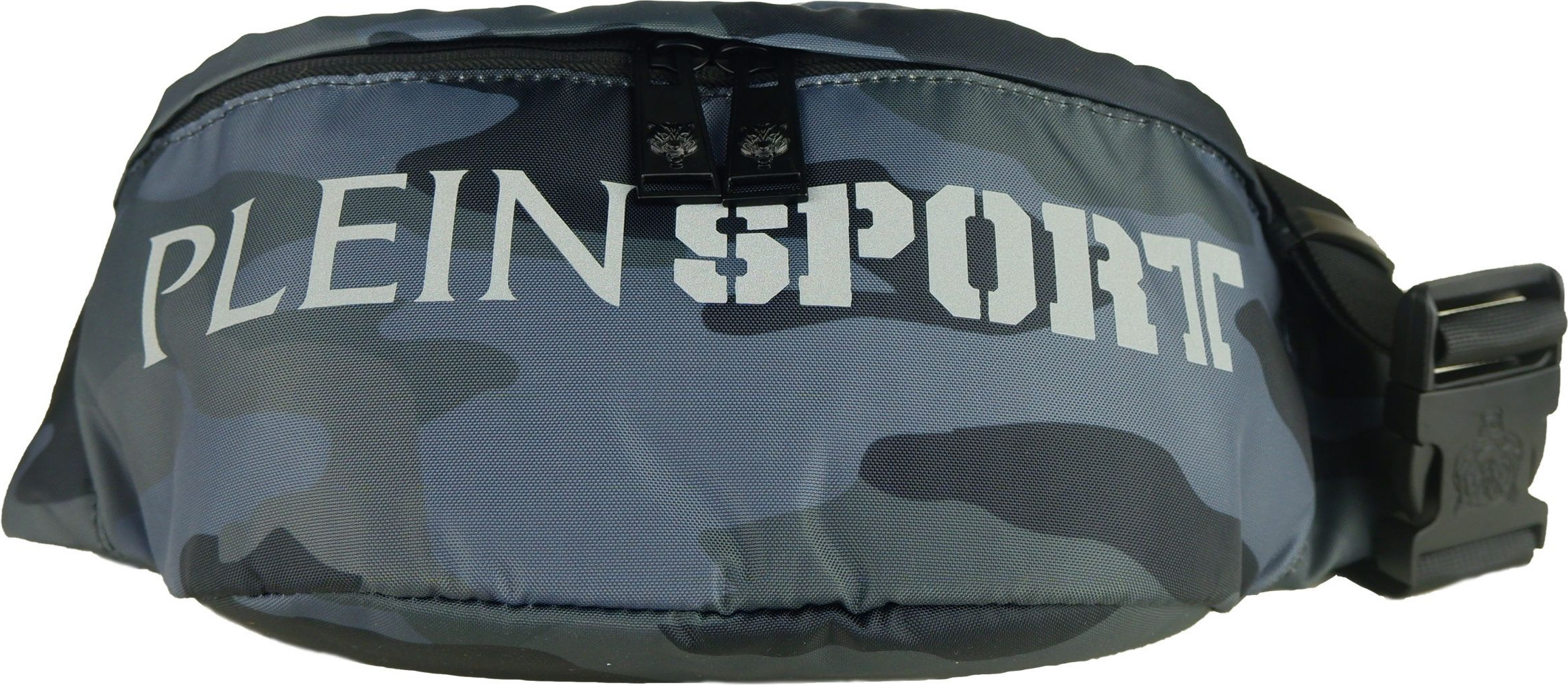 Сумка Plein Sport Серая Полиэстеровая Мужская Дорожная Косметичка