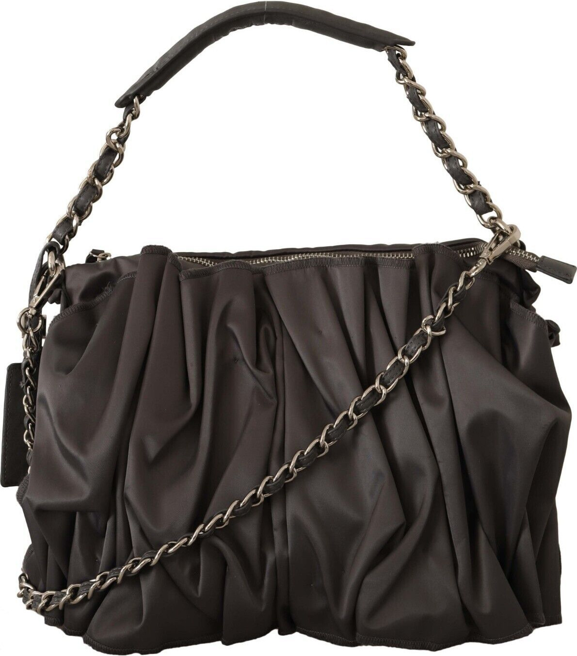 Crossbody sumkasi Ermanno Scervino Qora Charm Qayta Ishlangan