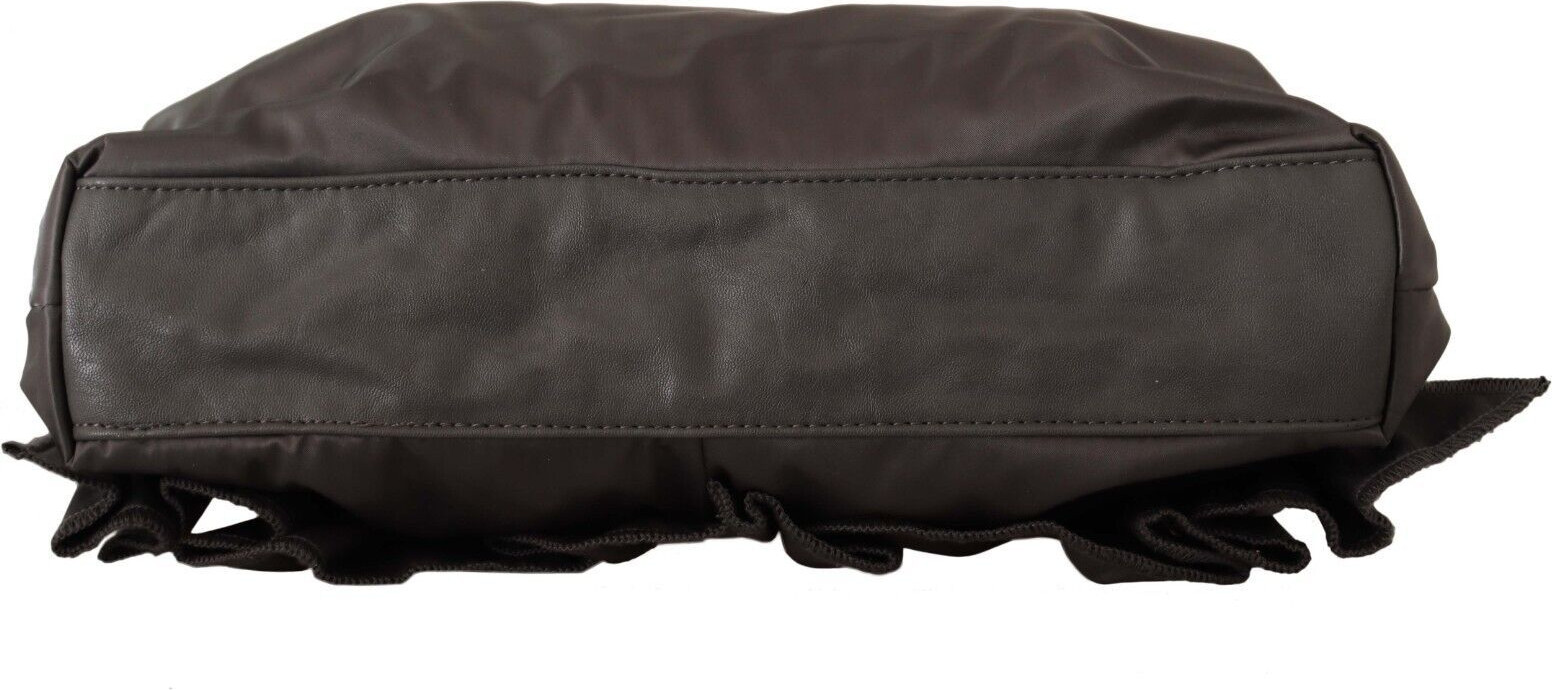 Crossbody sumkasi Ermanno Scervino Qora Charm Qayta Ishlangan