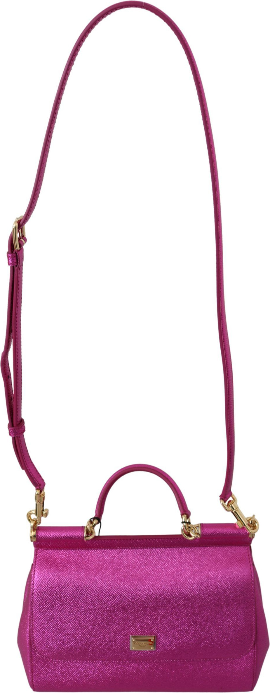 Shoulder Bag Dolce & Gabbana Elegant Pink Sicily